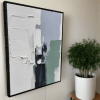 Muted Depths – Hand-Painted Oil on Canvas (20x24in) Gallery Wrapped with Frame