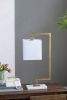 9x14.3x25.2" Metal Table Lamp