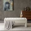 Modern Upholstered Storage Bench – Soft-Close Lid