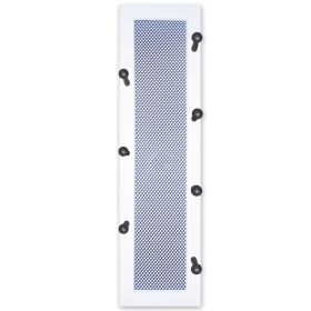 7-Peg Mug Rack by Millwork Engineering, White Frame