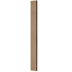 VEVOR Wood Slat Acoustic Panels, 7.9 x 94.5 inch, MDF Accent Wooden Wall Panels for Modern Interior Wall Decor