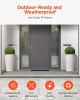 VEVOR Set of 2 Tall Outdoor Planters 21"H, Round Large Planters For Front Porch and Patio, Stone Finish Flower Tree Plant Pots