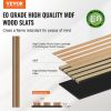 VEVOR Wood Slat Acoustic Panels, 7.9 x 94.5 inch, MDF Accent Wooden Wall Panels for Modern Interior Wall Decor