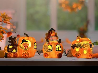 Christmas Gnome Decorations Centerpieces for Tables - Lighted Gnome Christmas Decorations Indoor Snowman Tabletop Decor (Color: 13.4"x2.6"x3.94"  Yelow)